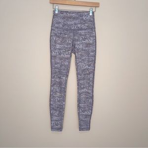 Lululemon Wunder Under High-Rise Tight 28" Full-On Luxtreme Frozen Vista Size 4